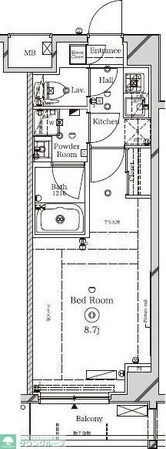 ラフィスタ本蓮沼の物件間取画像